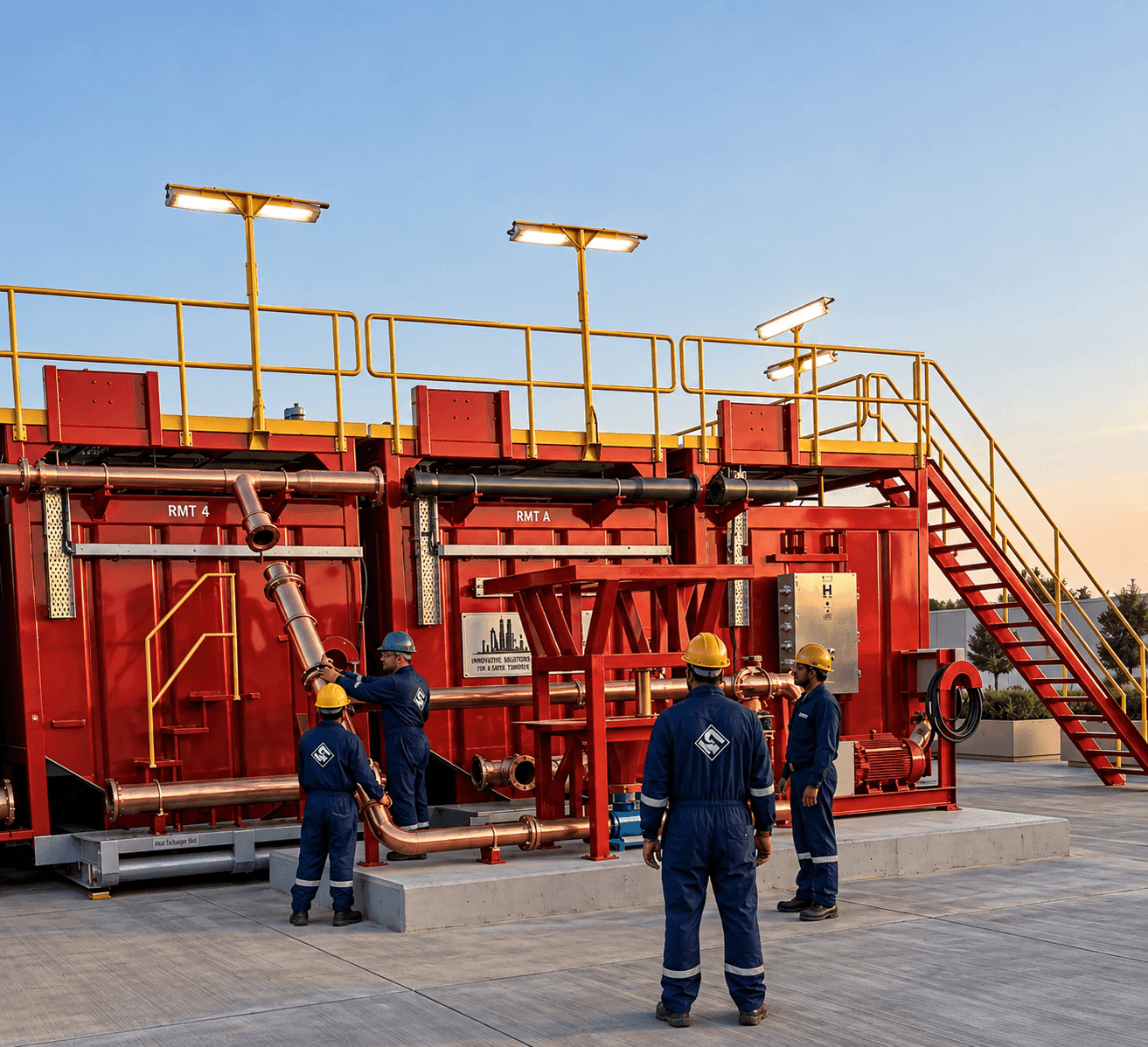 نظام طين 6,000 BBL مكتمل