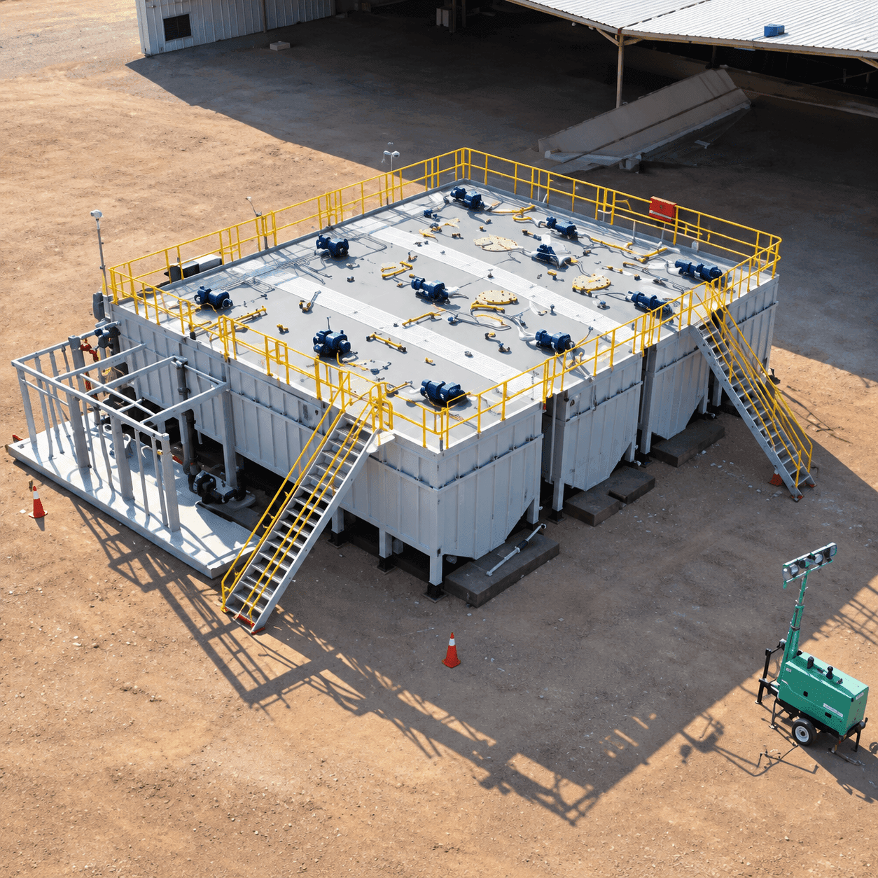 نظام طين 6,000 BBL — ADC — التجميع